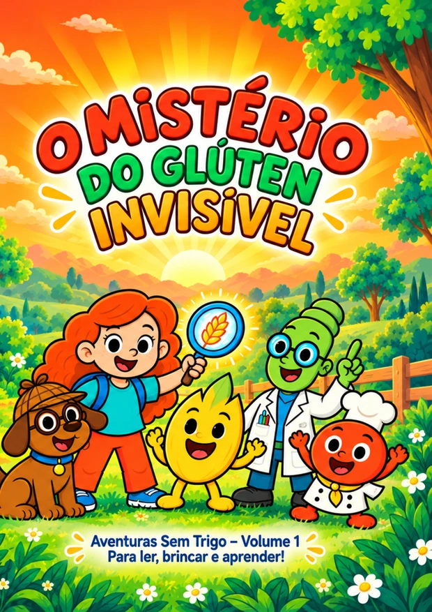Capa do livro O Mistério do Glúten Invisível