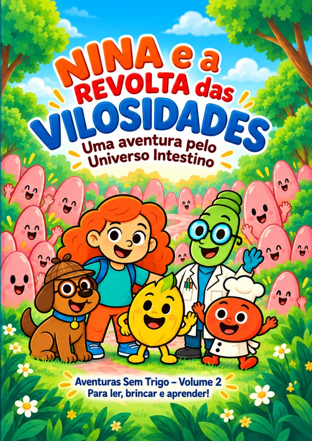 Capa do livro Nina e a Revolta das Vilosidades