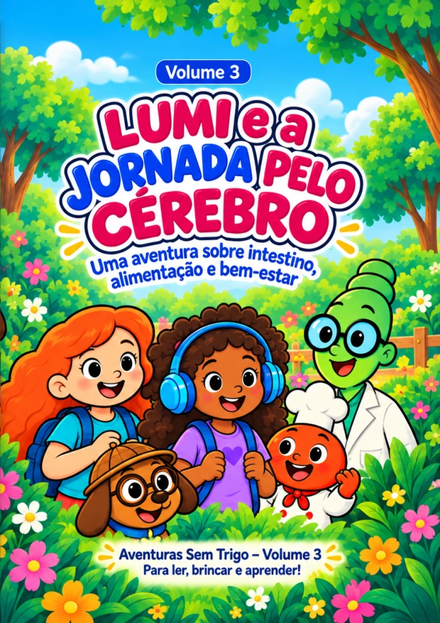 Capa do livro Lumi e a Jornada pelo Cérebro