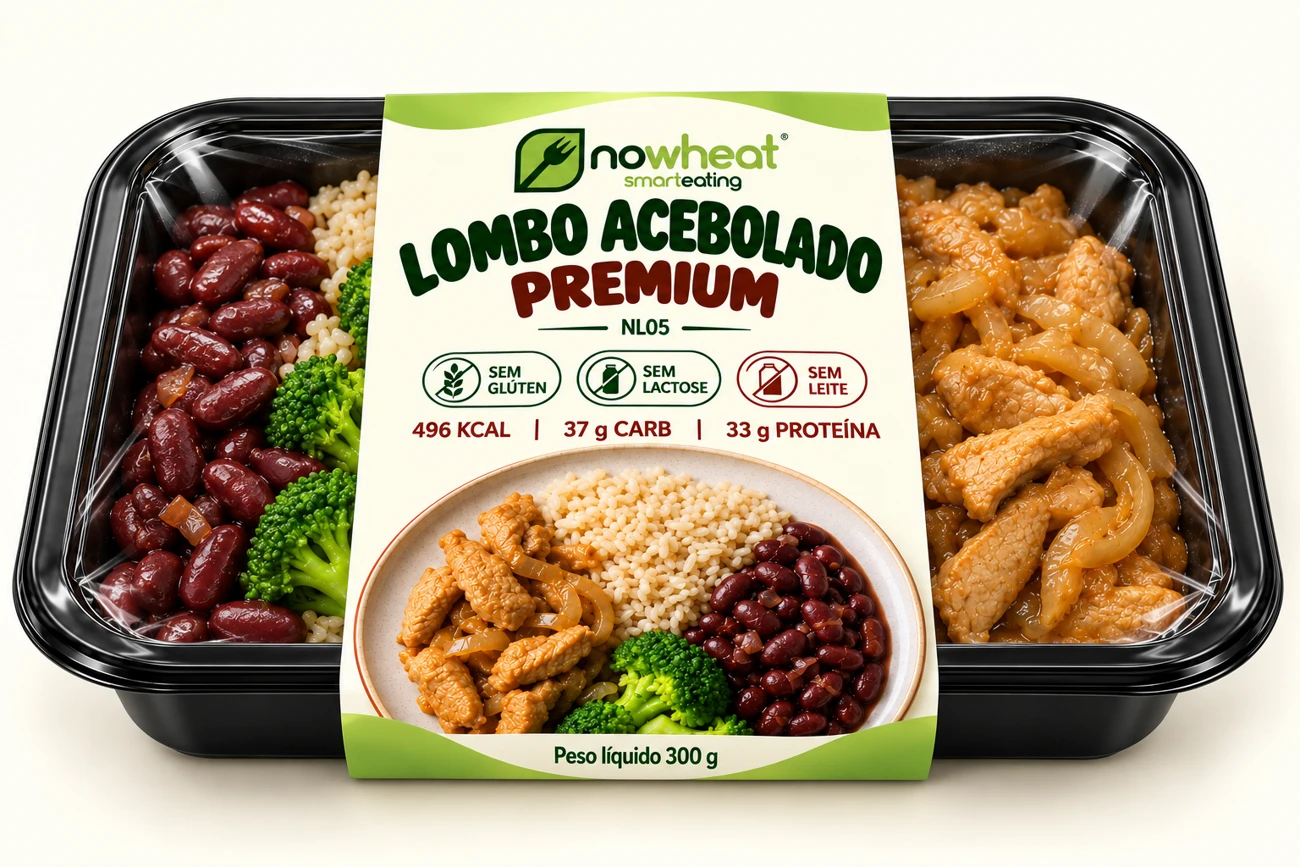 Lombo acebolado — produto sem glúten Nowheat