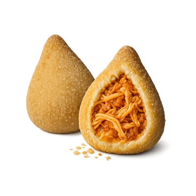 Coxinha fit frango tipo boteco