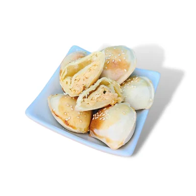 Pastel assado sabor frango