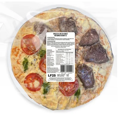 Pizza duo filé e marguerita