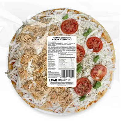 Pizza duo frango e marguerita PLV free