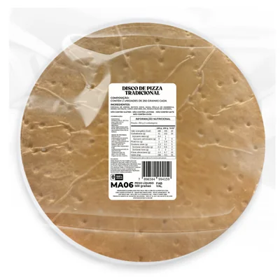Disco de pizza tradicional