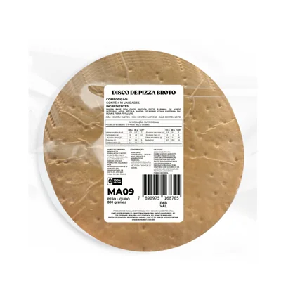 Disco de pizza broto
