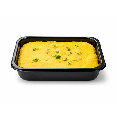 Escondidinho de batata baroa com carne de panela
