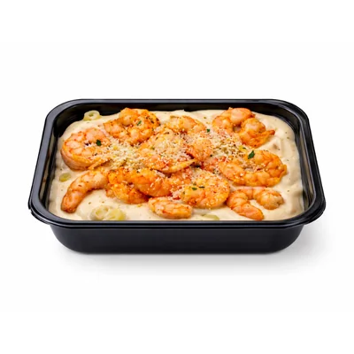 Mac'n cheese macarrão com queijo e camarão