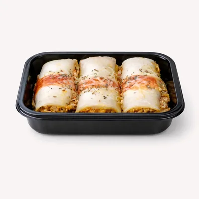 Caneloni de frango e moranga